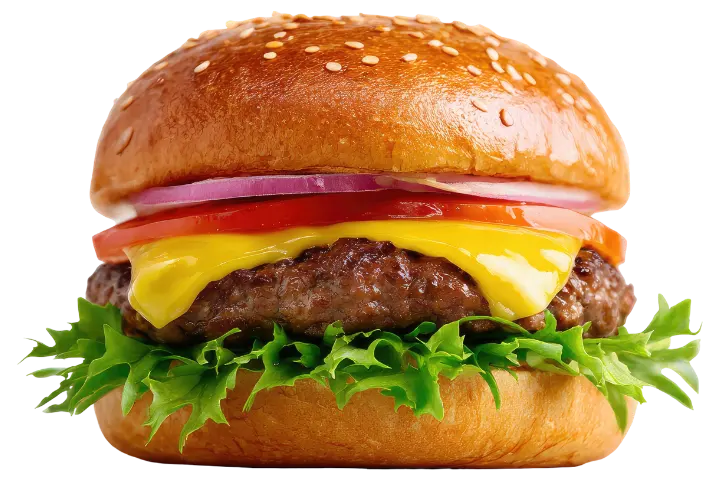 Burgers at Snax, Nepali restaurant in Auckland CBD